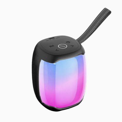Портативная беспроводная мини-колонка Bluetooth мощностью 10 Вт RMS, со степенью защиты IPx5 от влаги и светодиодной подсветкой