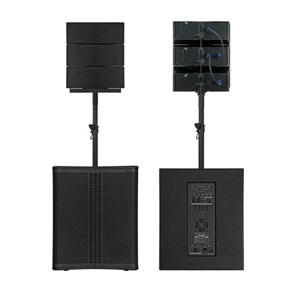 15 Inch Vertical Active Array Line 2 Channel 1.1PA System, Professional Outdoor Concert Stage Speaker, With DSP/BT/TWS,etc.