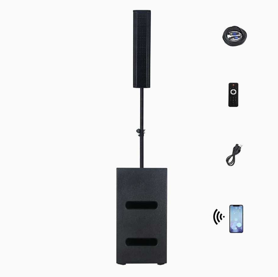 15inch 1.1 Channel DSP Party Karaoke Professional Active Column Speaker