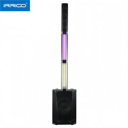 10" 8,000W PMPO Active Personal Line Array PA System, Bluetooth Speaker with Multi-Color LED, ECHO